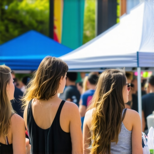 Local Gilbert community event with businesses and residents