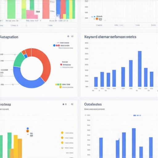 Analytics dashboard with maps, keywords, and performance metrics for local SEO.