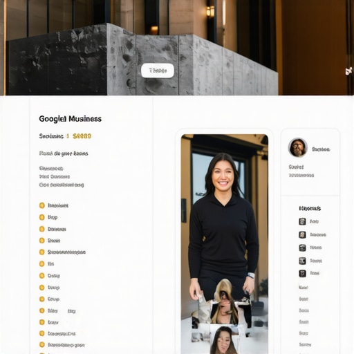 Screenshot of a Google My Business profile optimized for Gilbert, showing reviews and photos.
