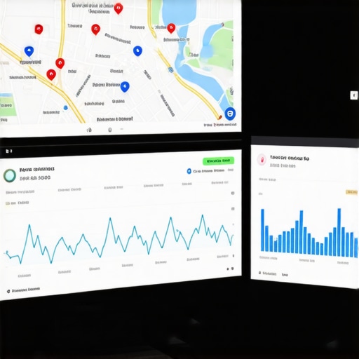 Dashboard displaying local search metrics and rankings for Gilbert business.