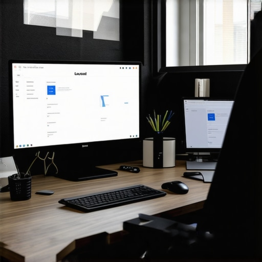 A workspace showing screens with local SEO analytics, citations, and review monitoring software.