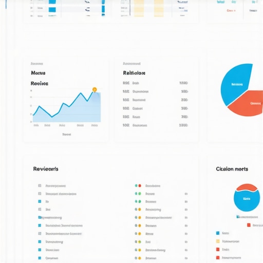 Screenshot showing local SEO dashboard with maps ranking, reviews, and citation metrics.