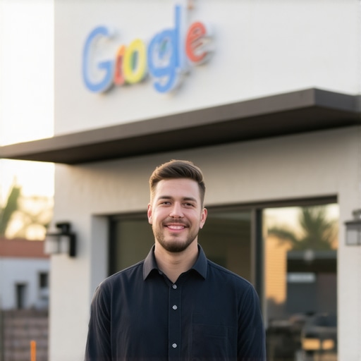 Business owner editing Google My Business listing in Gilbert, Arizona.