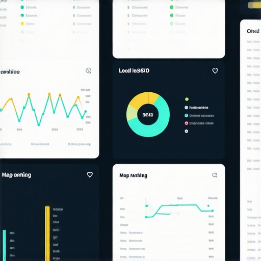 Local SEO dashboard with analytics and citation data, demonstrating continuous map optimization efforts.