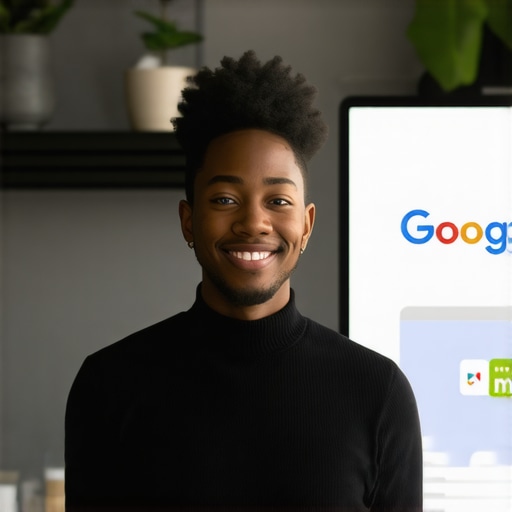 Business owner editing Google My Business profile with keywords, posts, and FAQ in Gilbert