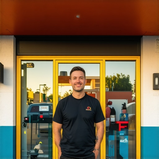 Gilbert storefront with staff in natural lighting showcasing professionalism.