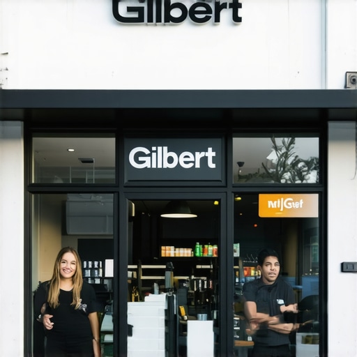A welcoming Gilbert storefront with bright signage and inviting atmosphere