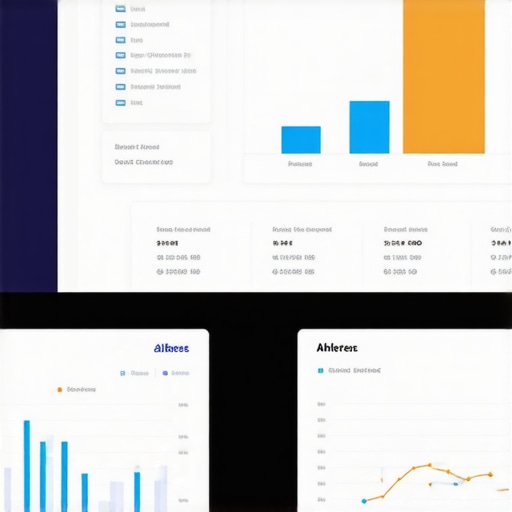 Close-up of a digital dashboard displaying local SEO analytics for Gilbert businesses