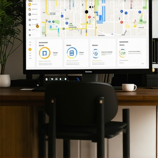 A workspace featuring SEO software, maps, and citation checks for Gilbert's local business optimization.