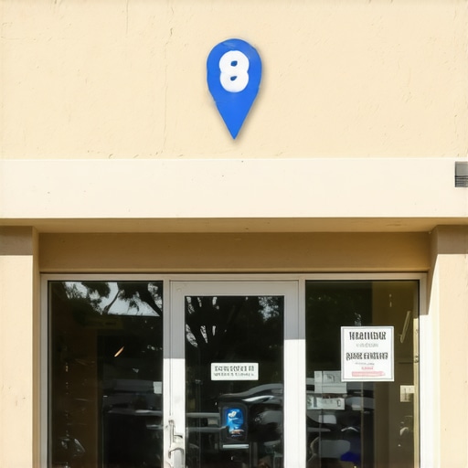 Gilbert business storefront with Google Maps pin highlighted.